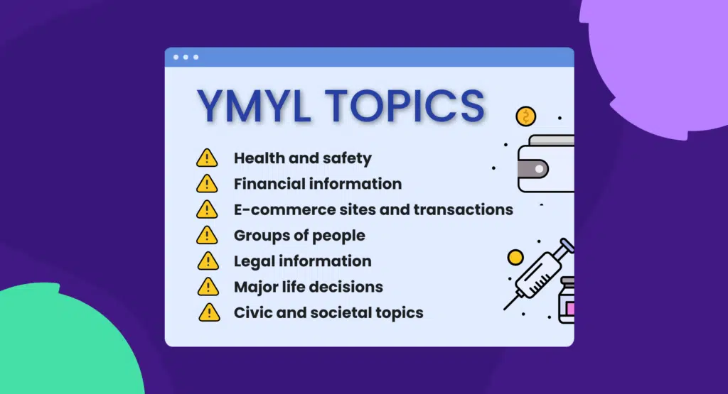 YMYL Topics