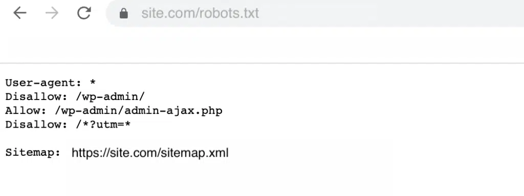 robots txt