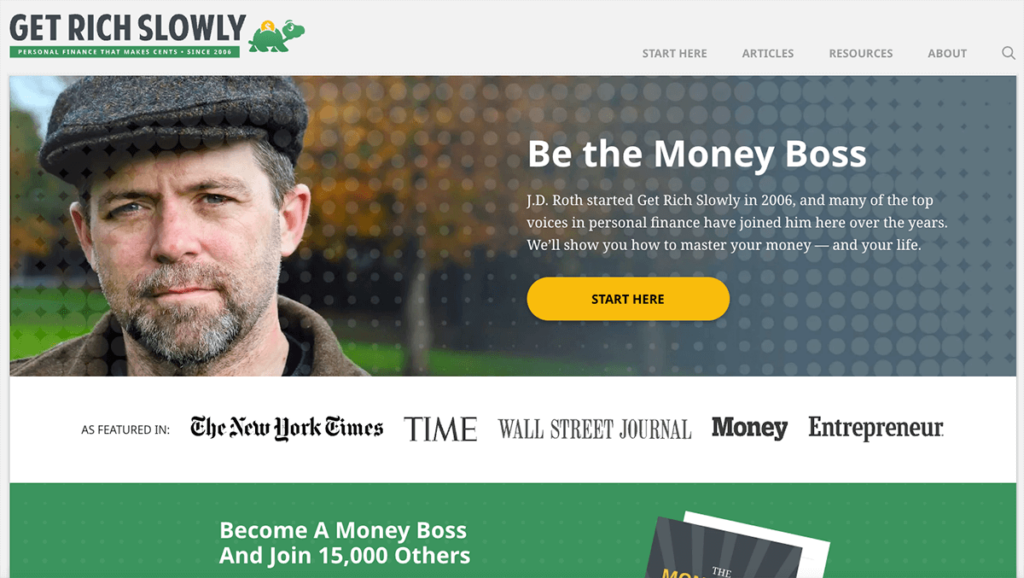 Get Rich Slowly website