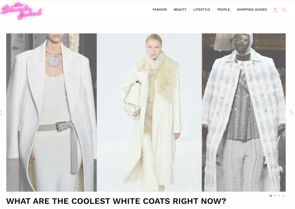 The Blond Salad Website
