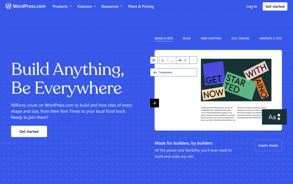 WordPress – Homepage