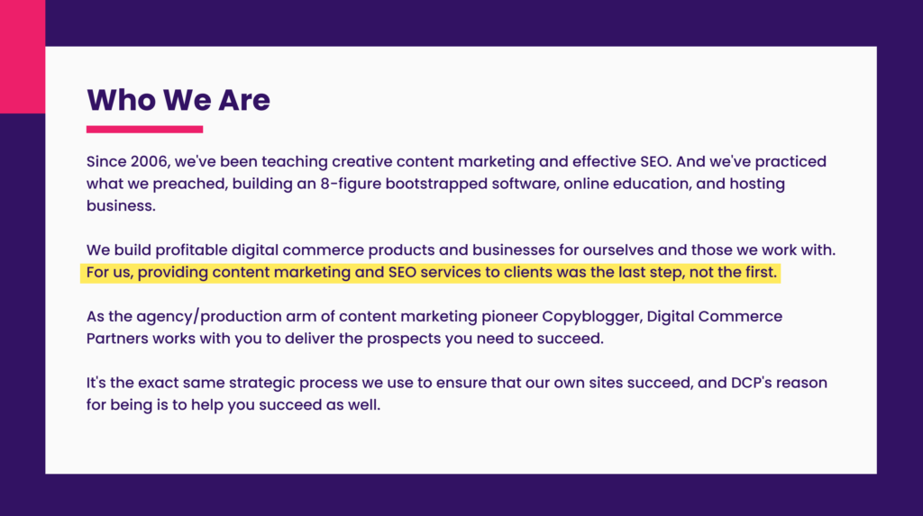 Pitch deck example