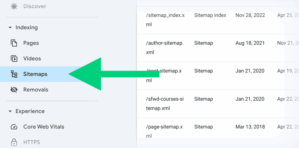 GSC – Sitemaps